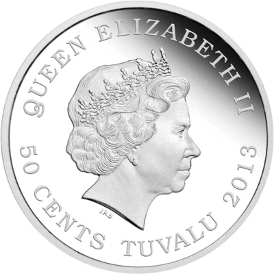 50 Cents - Elizabeth II Brown Bear front