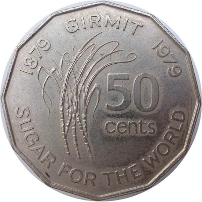 50 Cents - Elizabeth II FAO back