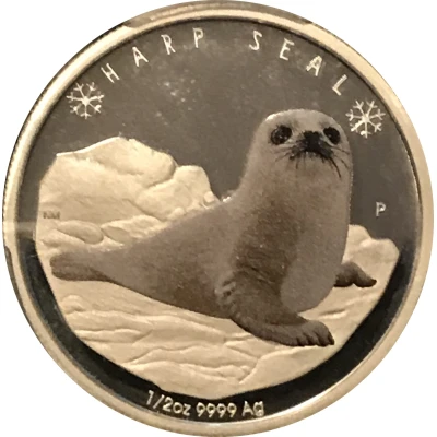 50 Cents - Elizabeth II Harp Seal back