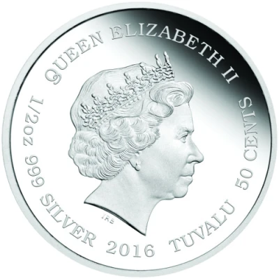 50 Cents - Elizabeth II Jaguar Cubs front