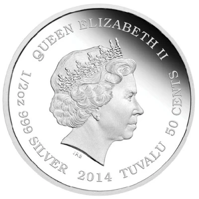 50 Cents - Elizabeth II Newborn front