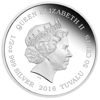 50 Cents - Elizabeth II Ocean Fairy front