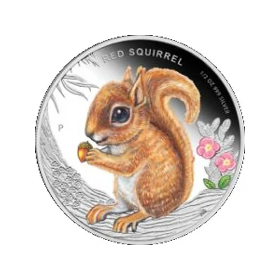 50 Cents - Elizabeth II Red Squirrel back