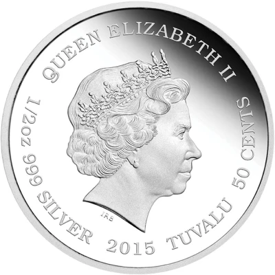 50 Cents - Elizabeth II Snow Fairy front