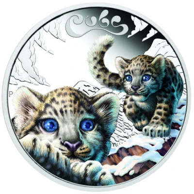 50 Cents - Elizabeth II Snow Leopard back