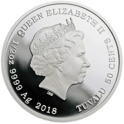 50 Cents - Elizabeth II Sylvester front