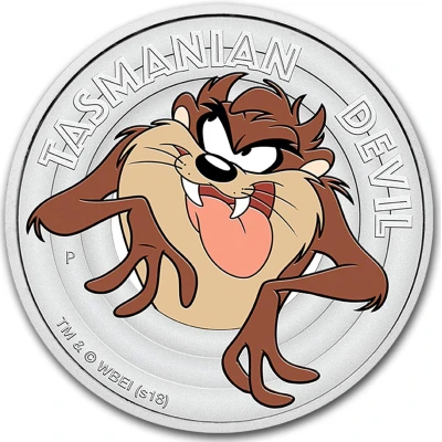 50 Cents - Elizabeth II Tasmanian Devil back