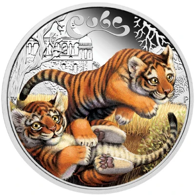 50 Cents - Elizabeth II Tiger back