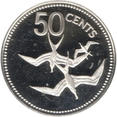 50 Cents Frigatebird; Silver back