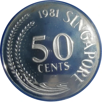 50 Cents Silver Proof Issue front