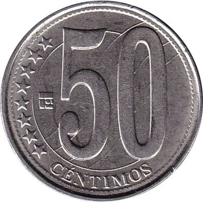 50 Céntimos Central Bank back