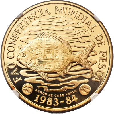 50 Escudos FAO; Gold back