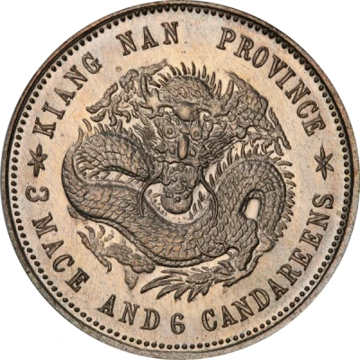 50 Fen - Guangxu Uncircled dragon back