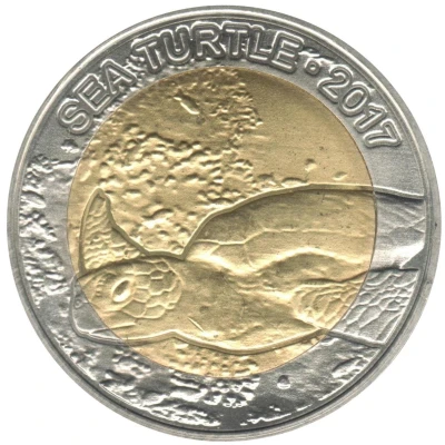 50 Francs CFA Sea Turtle back