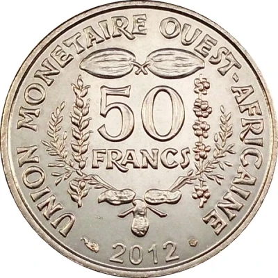 50 Francs CFA magnetic back