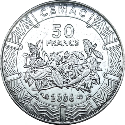 50 Francs CFA back