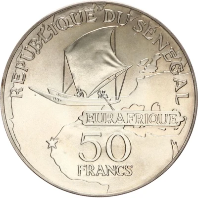 50 Francs Eurafrique Program front