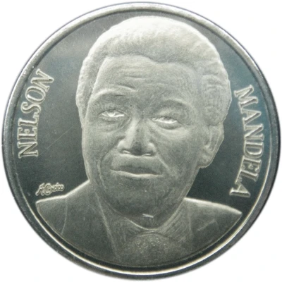 50 Francs Nelson Mandela back