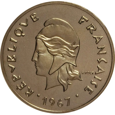 50 Francs Piedfort nickel front