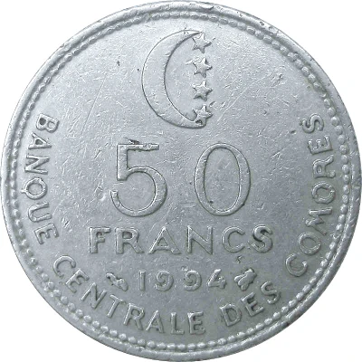 50 Francs back