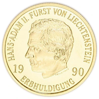 50 Franken - Hans-Adam II Succession of Hans-Adam II front