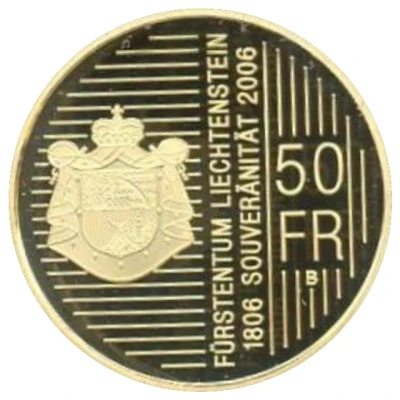 50 Franken - Johann I 200 Years of Sovereignty back