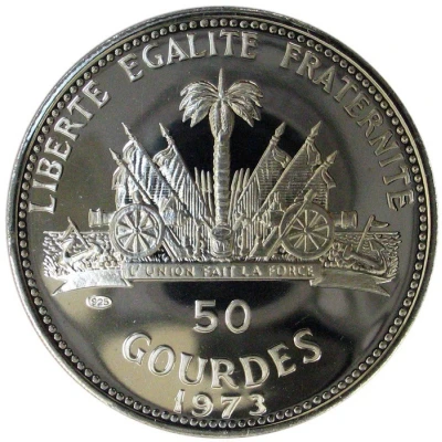 50 Gourdes 1974 World Cup back