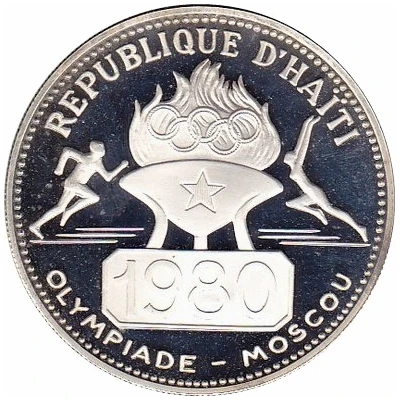 50 Gourdes 1980 Moscow Olympics front