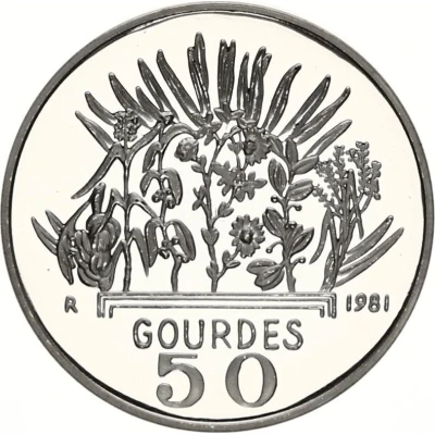 50 Gourdes FAO back