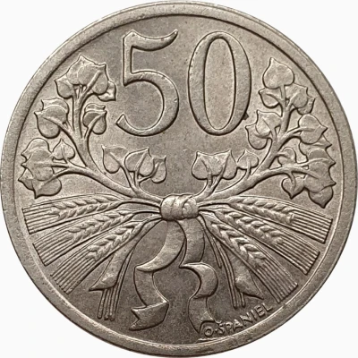 50 Haléřů back