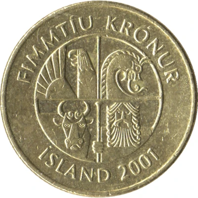 50 Krónur front