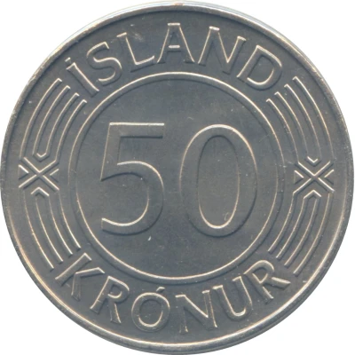 50 Krónur back