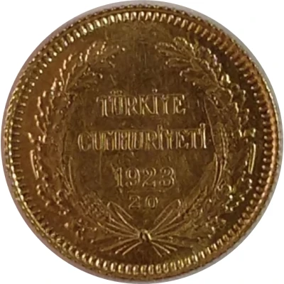 50 Kuruş Gold Bullion Coinage front