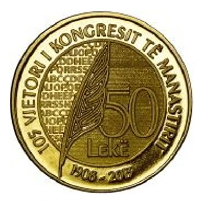 50 Lekë Congress of Manastir front