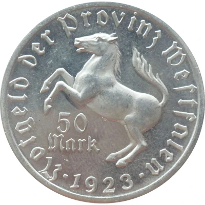 50 Mark - Westfalen Annette v. Droste-Hülshoff front