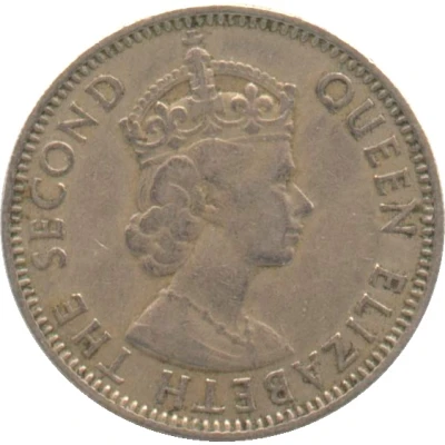 50 Mils - Elizabeth II 1st portrait front