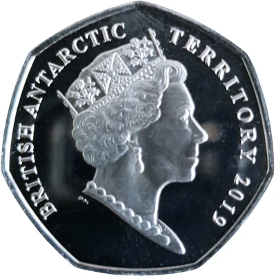 50 Pence - Elizabeth II Adélie penguin front