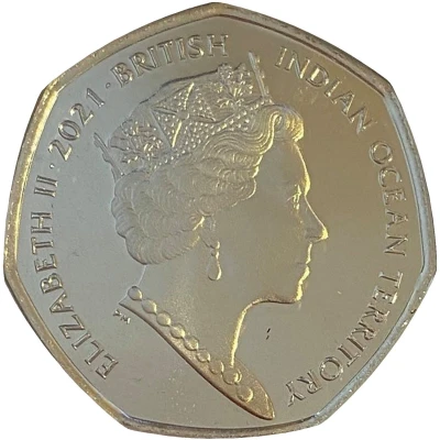 50 Pence - Elizabeth II Coat of Arms front