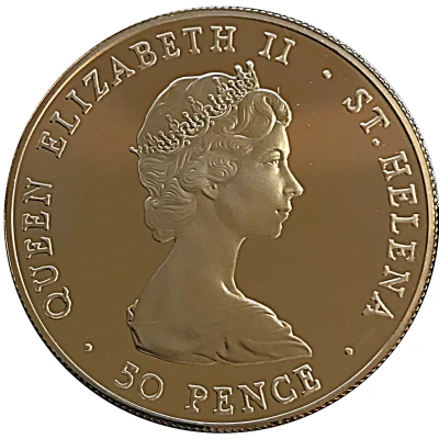 50 Pence - Elizabeth II Colony front