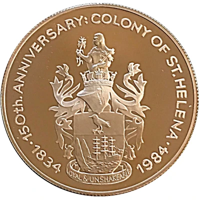 50 Pence - Elizabeth II Colony back