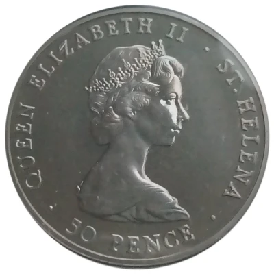 50 Pence - Elizabeth II Colony ND front