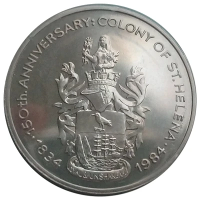 50 Pence - Elizabeth II Colony ND back