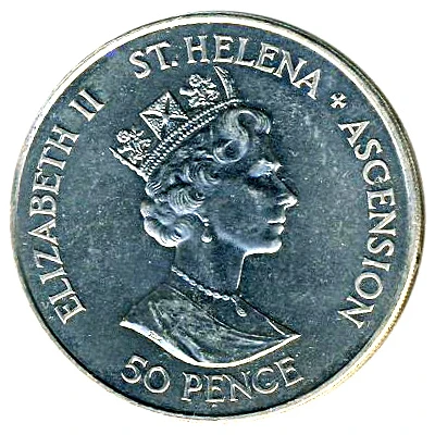 50 Pence - Elizabeth II D-Day ND front