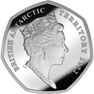 50 Pence - Elizabeth II Fram front