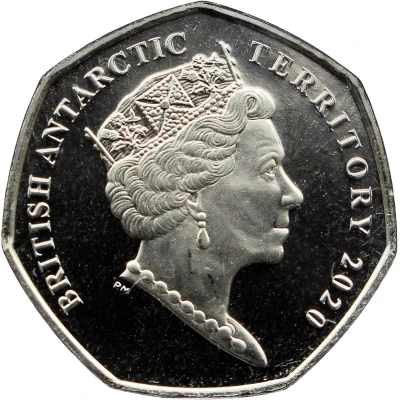 50 Pence - Elizabeth II HMS Erebus front