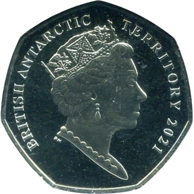 50 Pence - Elizabeth II HMS Terror front