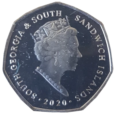 50 Pence - Elizabeth II Macaroni Penguin front