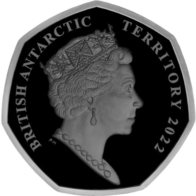 50 Pence - Elizabeth II Posthumous; Platinum Jubilee front