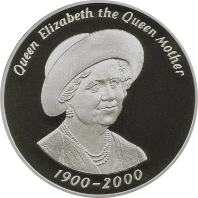 50 Pence - Elizabeth II Queen Mother ND back