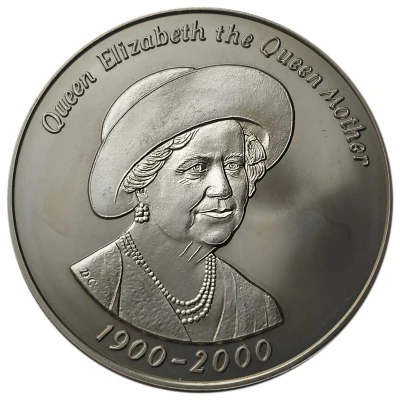 50 Pence - Elizabeth II Queen Mother ND back